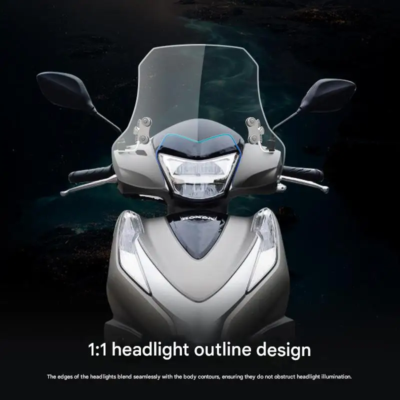 

FOR Honda LD125 Stylish Windscreen Clear Or Dark Smoke Tint Available Aggressive Sport Design with Strong Wind Shielding