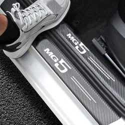 Car Sill pedal Rear Bumper Protection Stickers for MG5 Motors MG ZS GS MG5 6 7 Gundam 350 Parts TF GT hector HS car Accessories