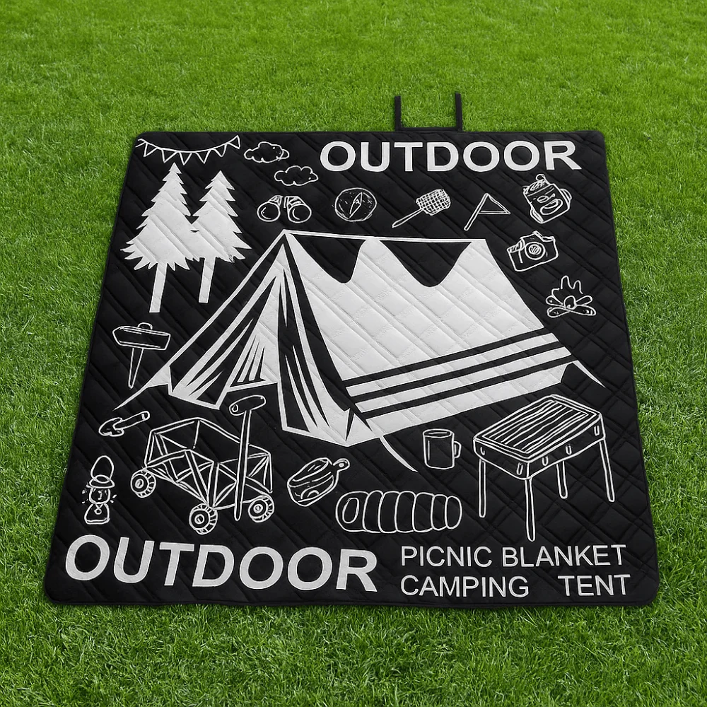 

Collapsible Outdoor Picnic Mat Waterproof Moisture-Proof Picnic Lawn Mat Double-sided Comfortable Picnic Carpet Park Picnic