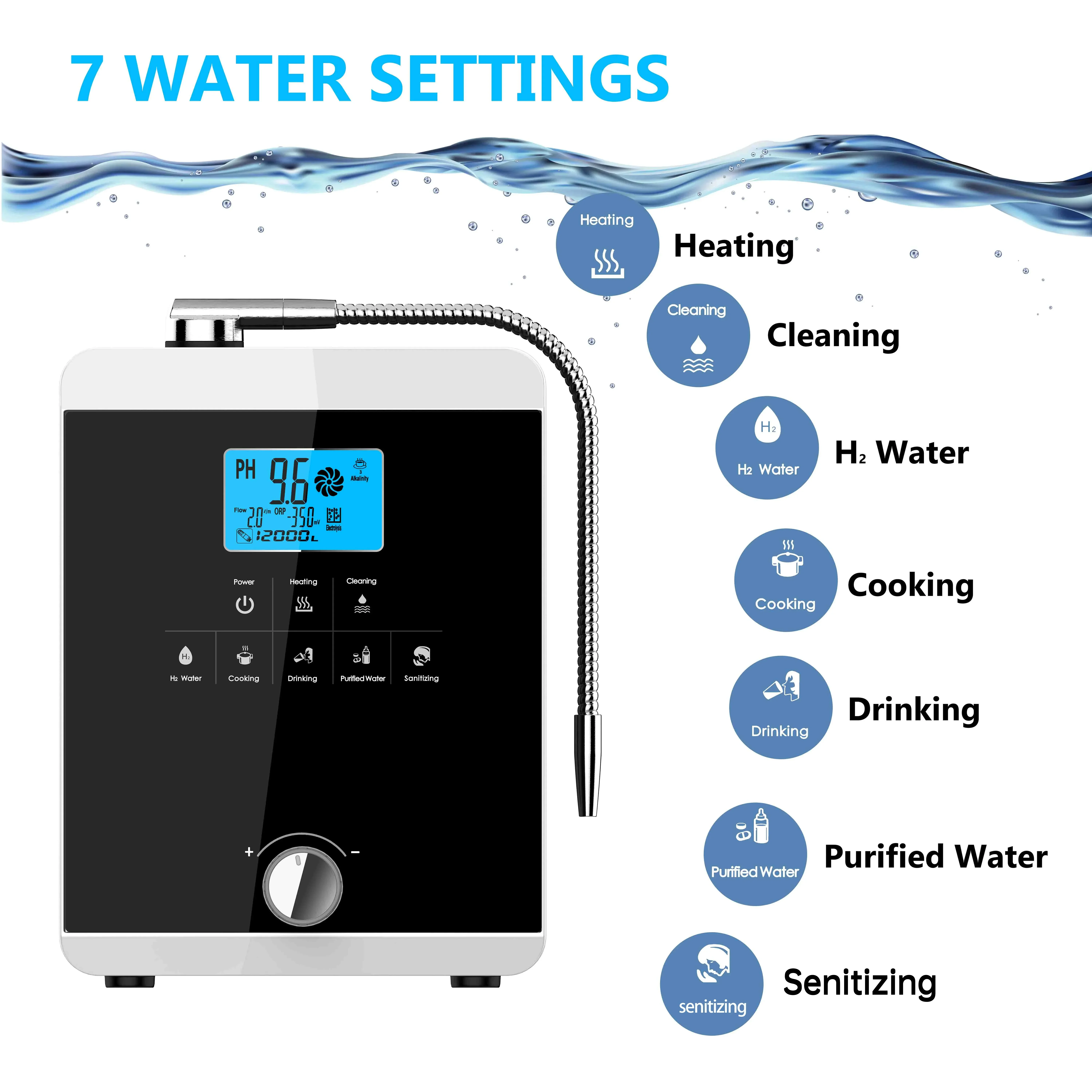 for Japan 11 plates kangen water ionizer for alkaline hydrogen water generator on sale