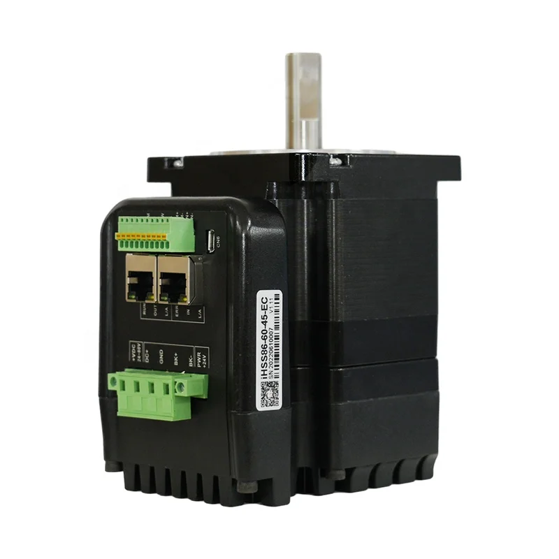 IHSS86-60-45-EC Factory Ethercat Closed Loop Stepper Motor Kit 4.5nm Cnc with Top Selling