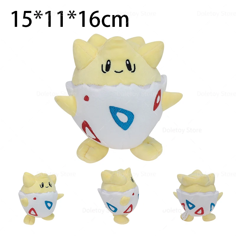 Pokemon Plush Toy Pikachu Togepi Psyduck Anime Figure Stuffed Doll Throw Pillow Baby Christmas Birthday Gift for Kids