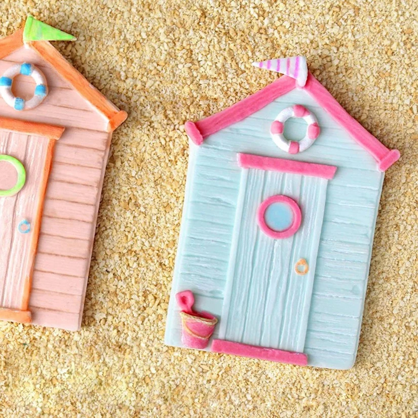 Door House Shape Cake Fondant Decorating Tools, Silicone Mold For Cake Craft, Silicone Soap Molds