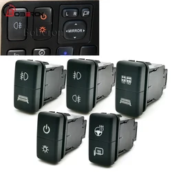 1PC Dual Switch DRL LED Light Power Switch Front Fog Lamp Spotlight Switch Button For FJ Land Cruiser Prado 120 LC100