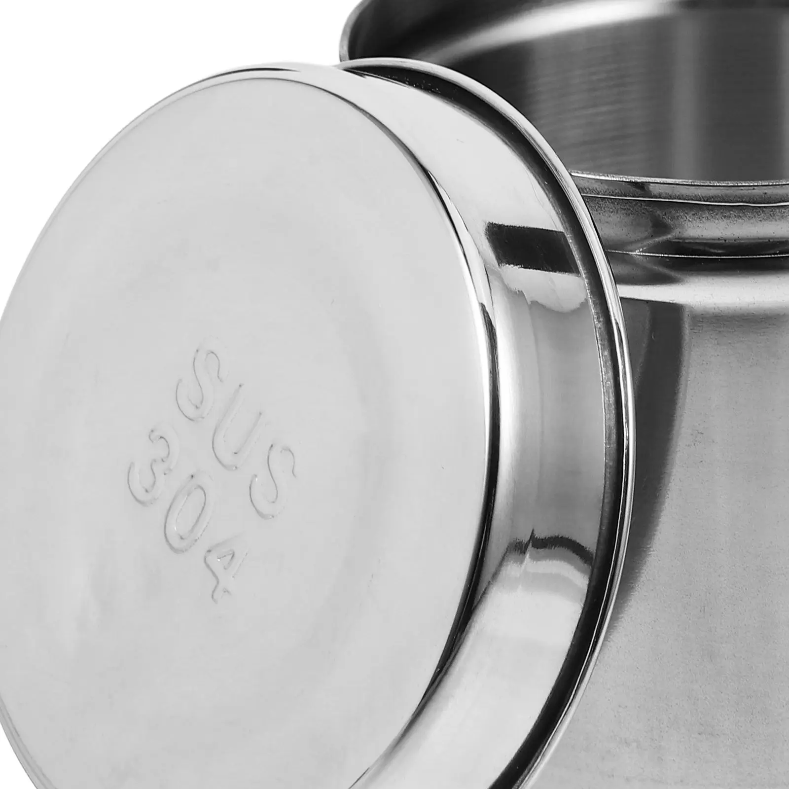 Unguent Jar 8cm 304 Stainless Steel Ointment Container Sealed Gauze Dressing Storage Vessel Cotton Ball