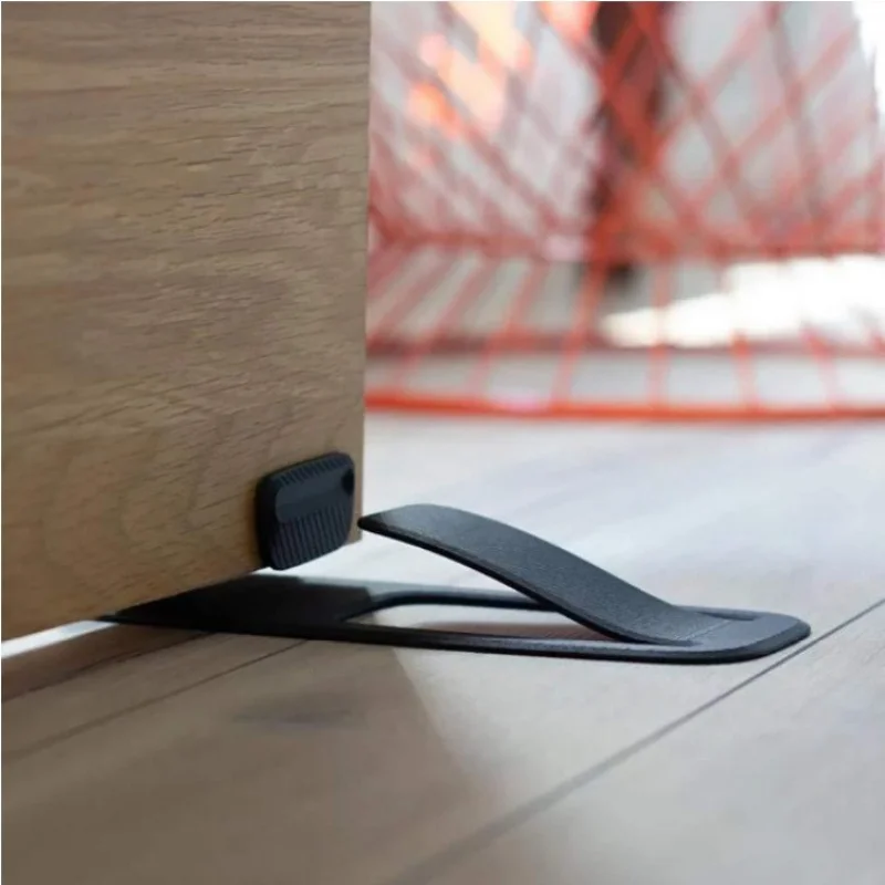 1pc Multifunctional Door Stopper, Safety Windproof Protector, Creative Door Opening Wedge Bracket, Safety Floor Door Stopper
