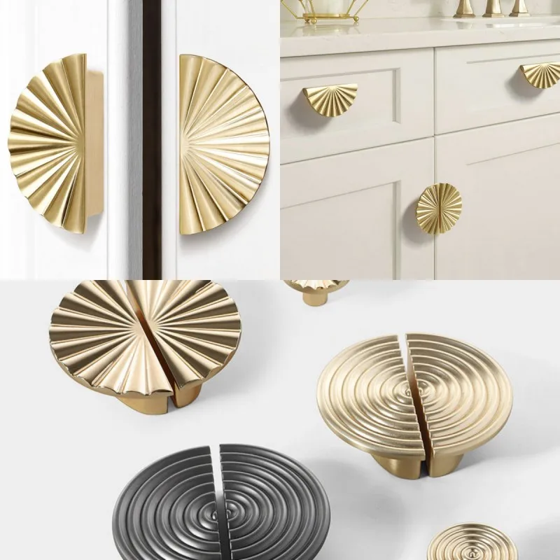 Daisy Furniture Handles Nordic Light Luxury Cabinet Drawers Handle Modern Simple Wardrobe Door Knob Kitchen Accessories Hardware