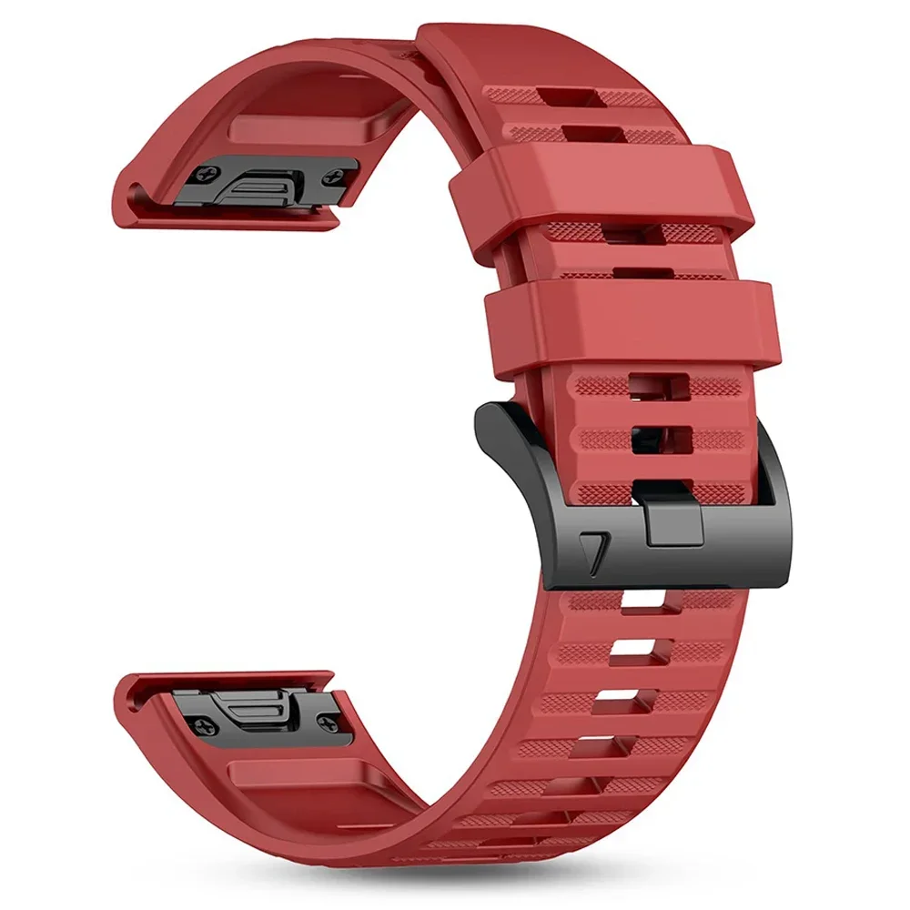 QuickFit 22 26mm siliconen band voor Garmin Fenix 5 5X Plus 6X 7 7X Pro Quatix 8 Fenix 8 Pro 51mm 47mm Epix Outdoor Sport Armband