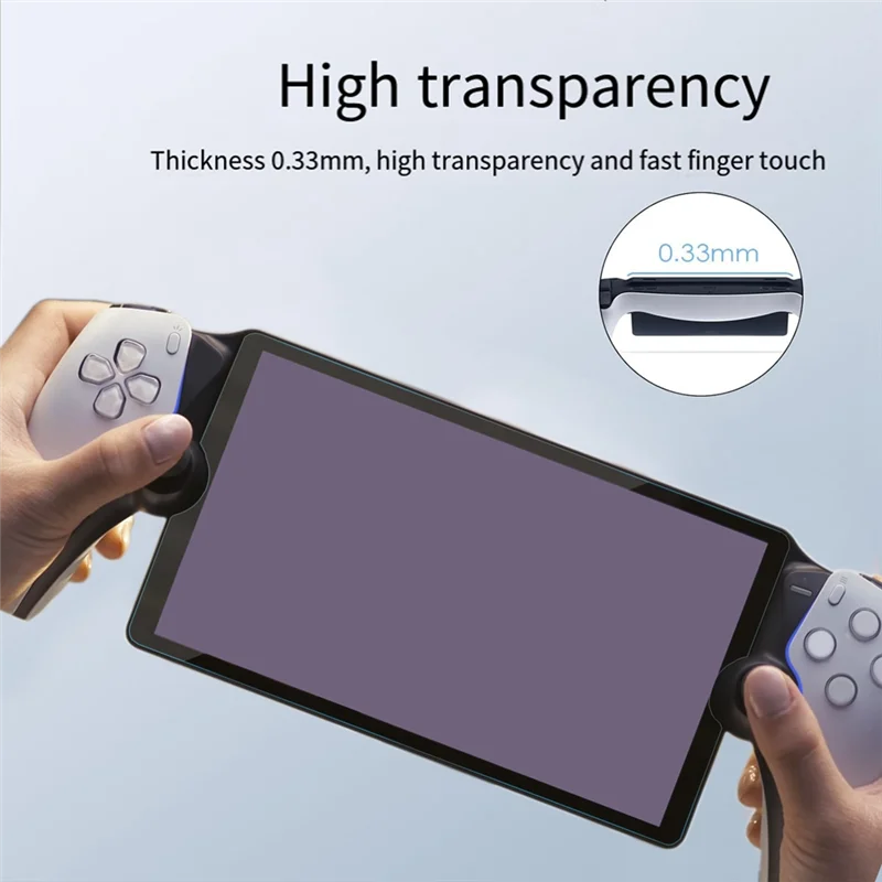 Verbesserte Für PS5 Portal Handheld Gehärtete Film PS5 Spielkonsole Film Anti-Scratch Staub Screen Protector Spiel Teile