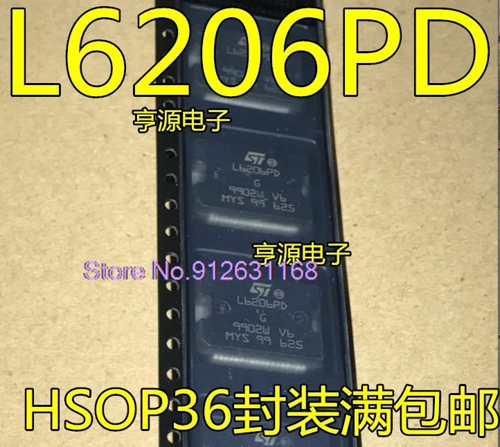 L6206  L6206PD HSSOP36 L6206Q QTR  QFN48