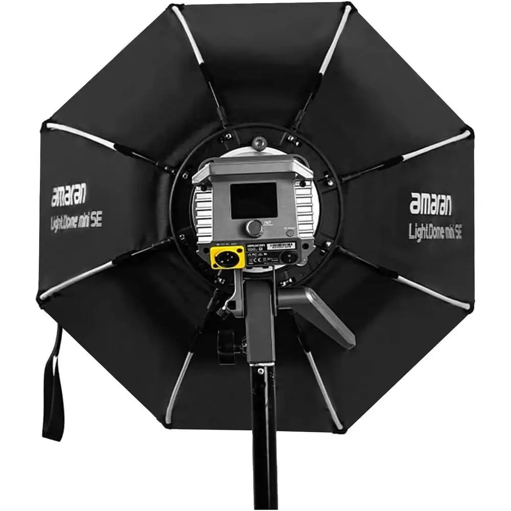 Imagem -04 - Aputure Light Dome Mini Softbox Bowen Mount Leve para Amaran Mini Amaran 60x 100d 200d 150c 300c 22.8 58cm