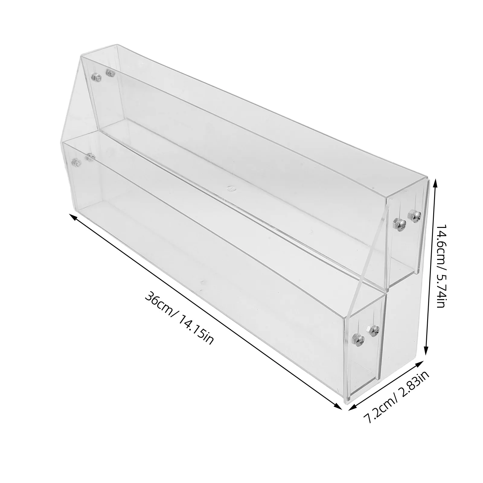 1pcs Transparent Display Rack Clear Plastic Shelf For Snack Candy Retail Tabletop Stand Vendor Market Counter Organizer view 2