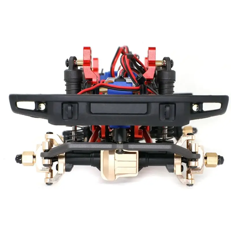

Component For Traxxas 1/18 Trx4-M Upgraded Part Trx4M Brass Front and Rear Axle Housing Bridge Cover Brass Counterweight