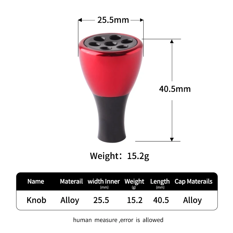 Kawa Perilla de manivela aluminio ligero ergonómica para carrete pesca - imagen 4