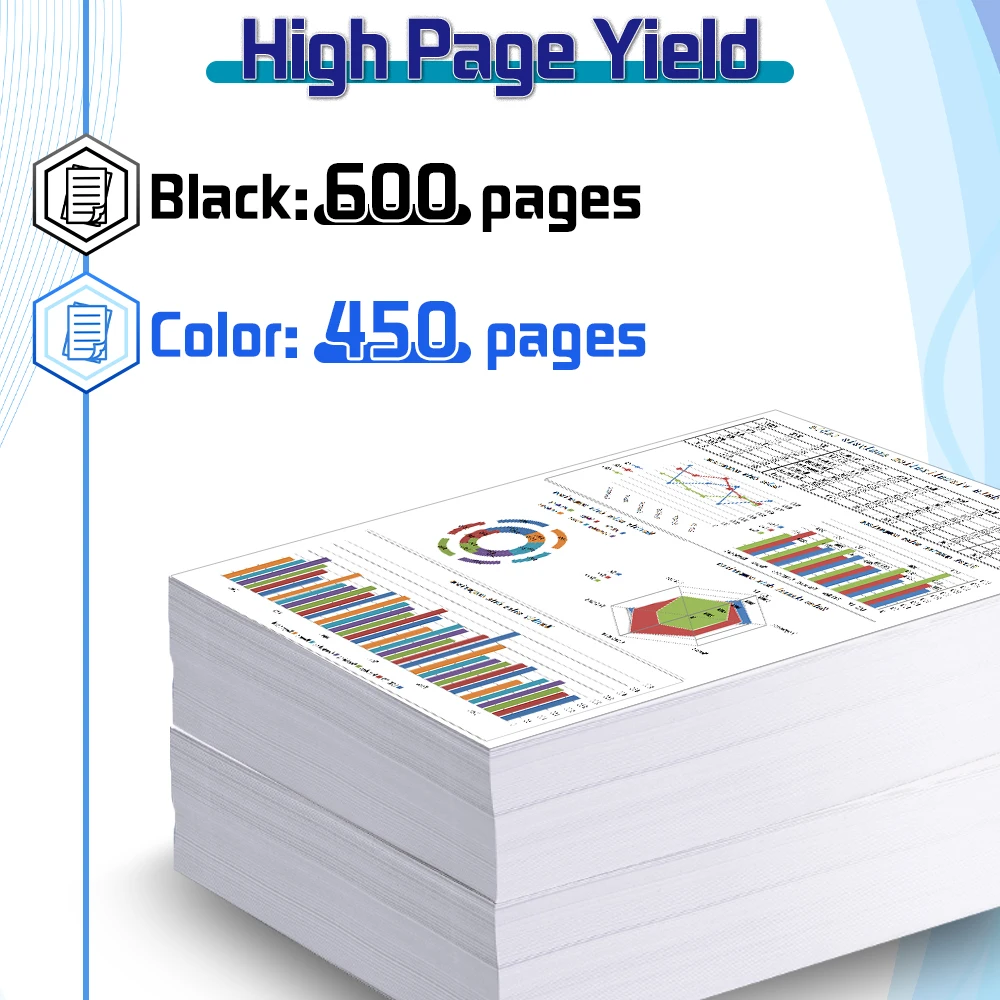 خرطوشة حبر ALIZEO 67XL 67 لطابعة نافثة للحبر HP67 المتوافقة مع Deskjet 1225 2732 2752 2755 Deskjet plus 4140 4152 4155 4158