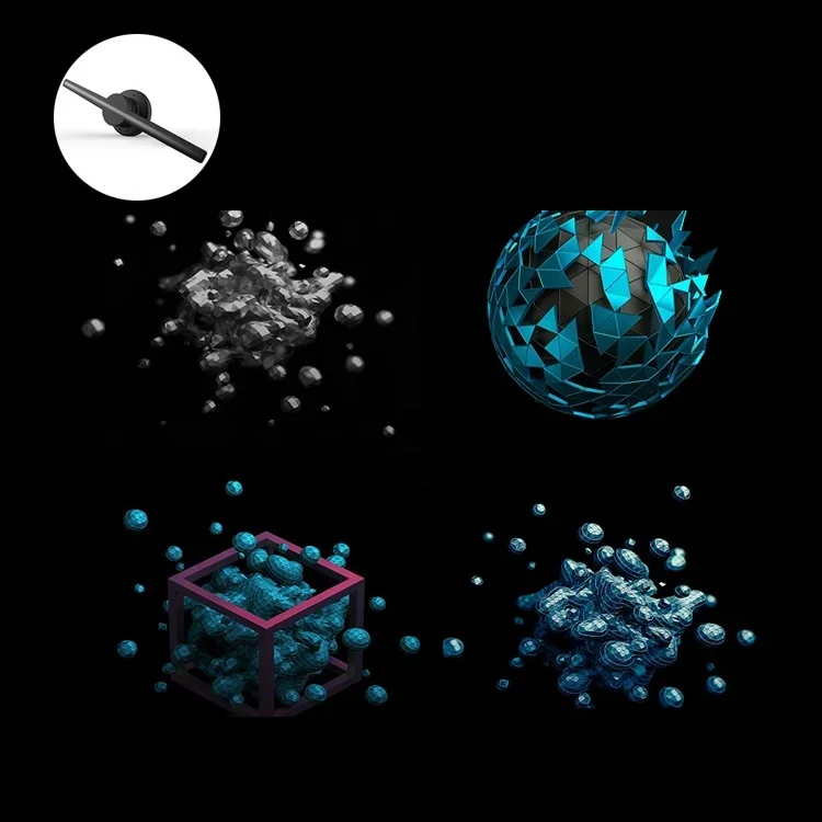 New Products 42cm 3D Hologram Fan Transparent Screen Protector factory