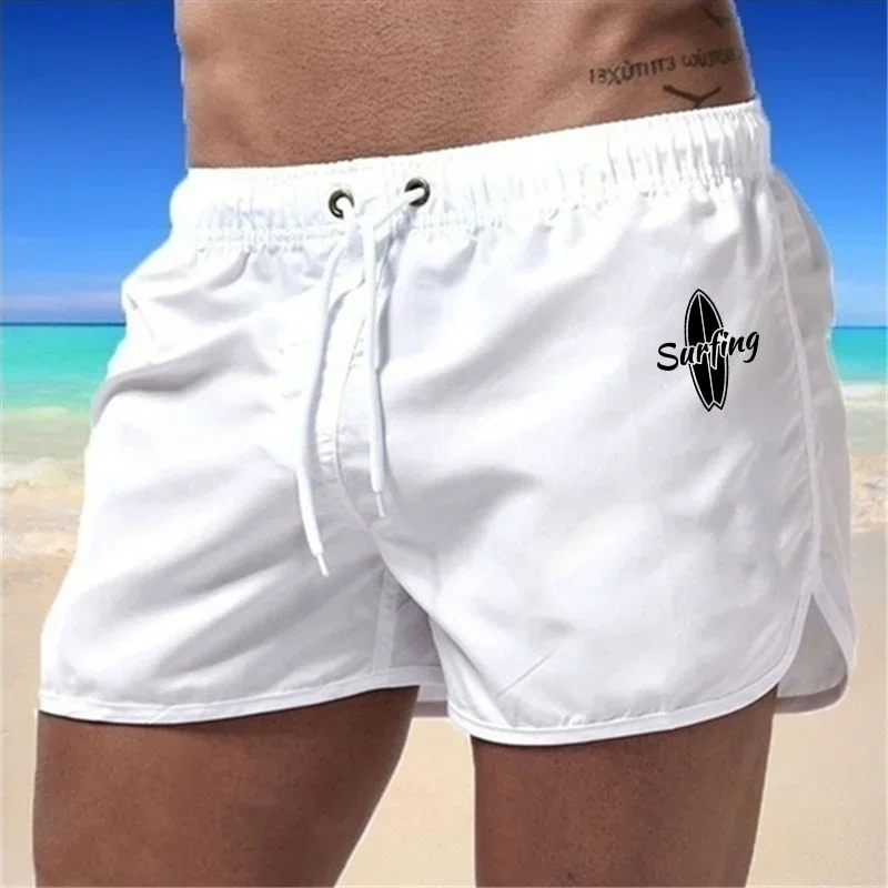 Fashion Printed Quick-drying Shorts 2024 Summer Men\'s Casual Beach Shorts Swimming Trunks Surf Wear Vacation Shorts M-3XL