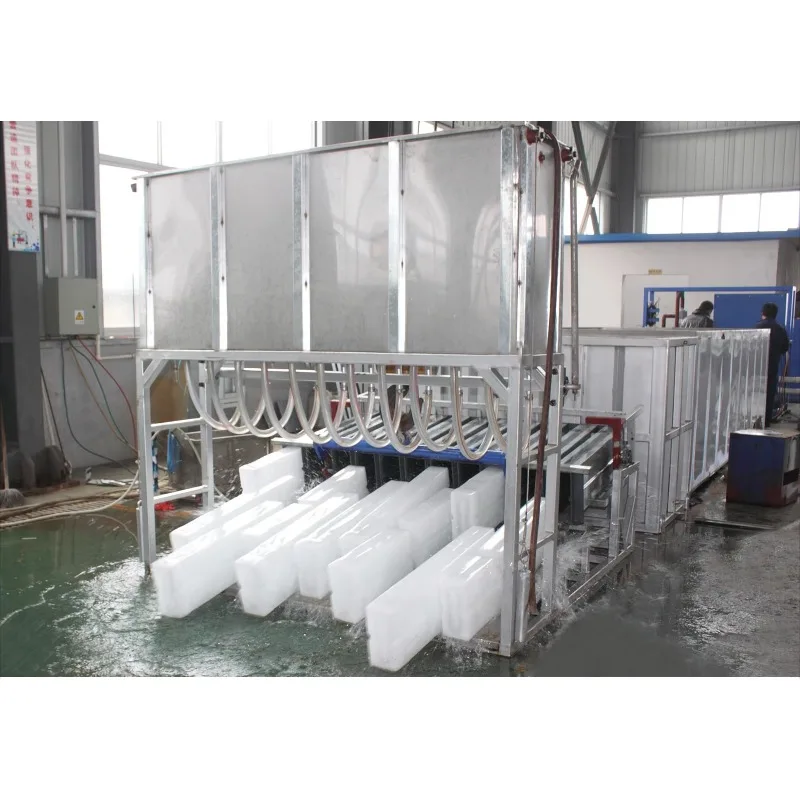 Custom Stackable Modular Cube Ice Machine 2 Tons Day Commercial Ice Maker with Air Cooling Compressor