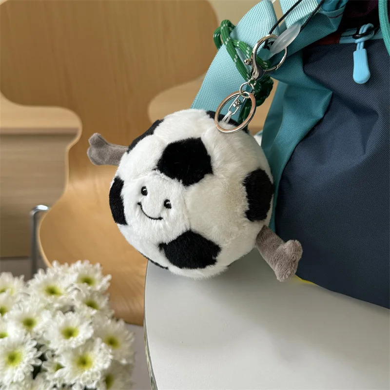 10cm Basketball Football Tennis Plush Toy Soft Stuffed Balls Players Souvenir Decorative Backpack Pendant Children Birthday Gift