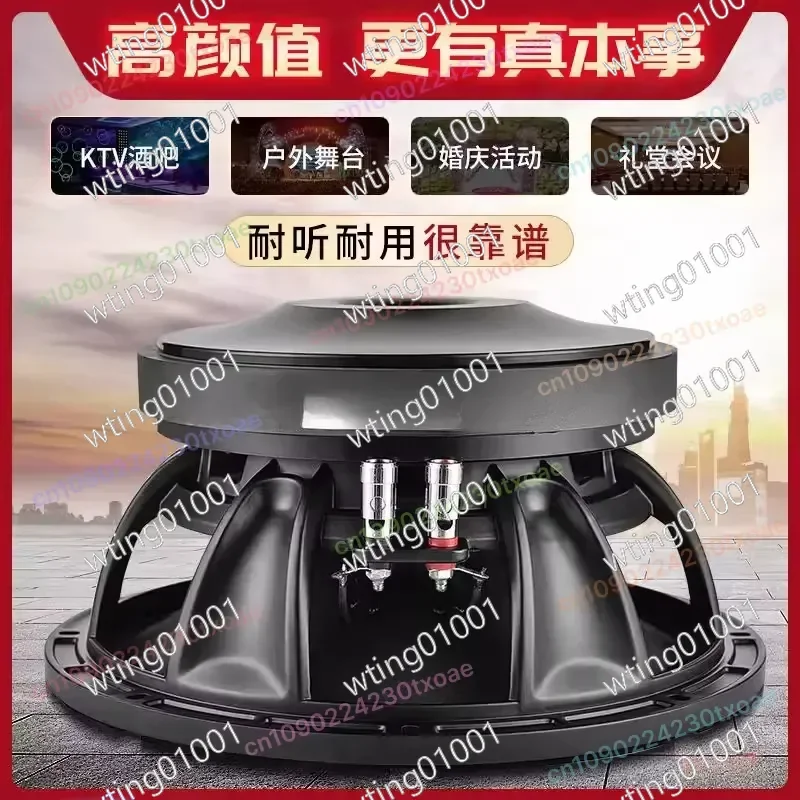 100 Core High Power Subwoofer 10 18 Inch Stage Speaker with 220 Magnets 1000W RMS