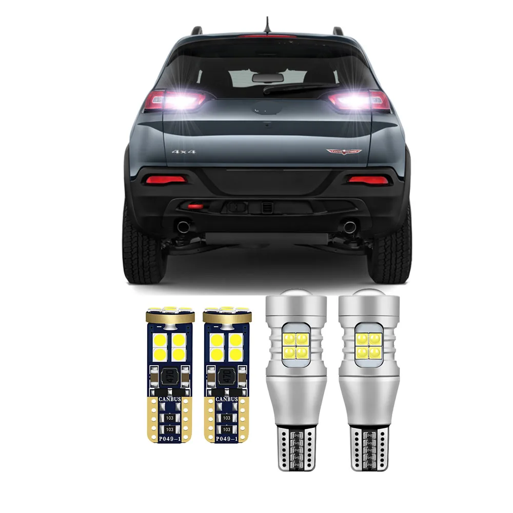 

Car LED Bulbs For Jeep Cherokee 2014-2019 LED Backup License Plate Bulbs Canbus