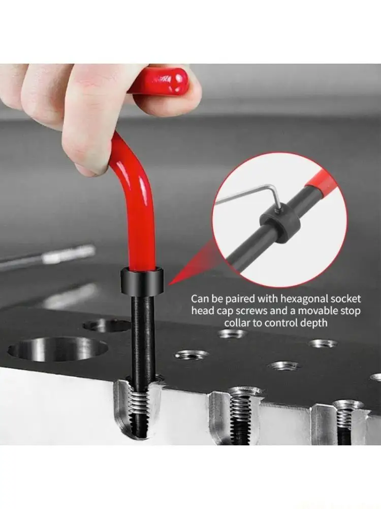 A2BE Internal Thread Repair Tool 131 Piece Drill and Insert Set with Carry Case for Shop Metal Hole Repair Service for Shop Use