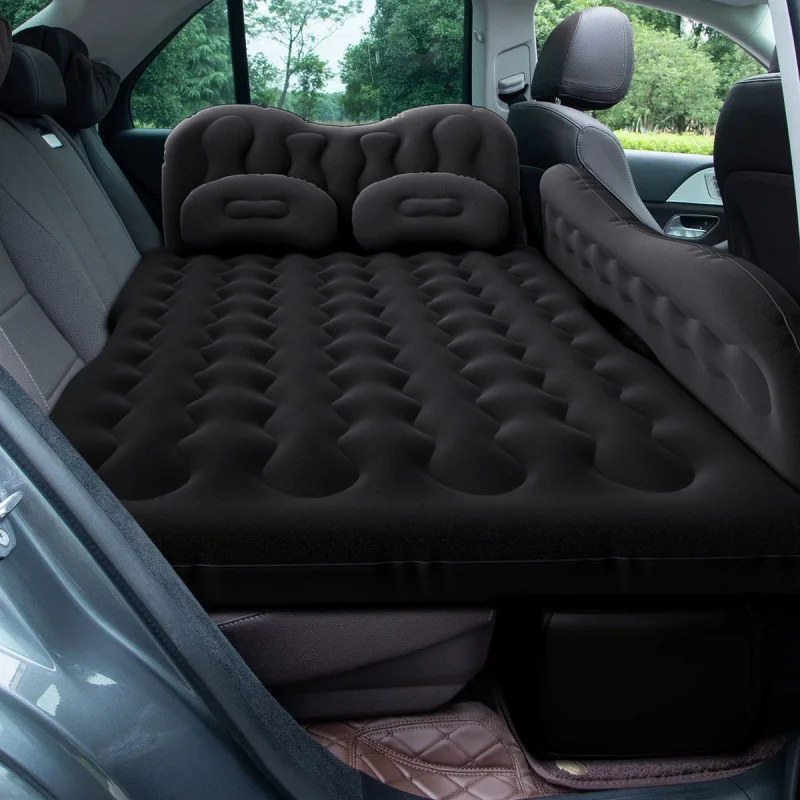 Car Travel bed Mattress with air pump Outdoor Soft Sofa Camping Sleep pad Matt Pillows Cushion Multifunctional car Accesories