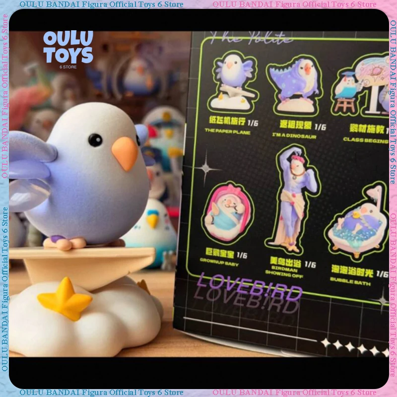 

New Arrival Plzdot Bird Taro Round Blind Box 4th Generation Birds Toy Abstract Desktop Ornament Cute Art Figurine Home Decor