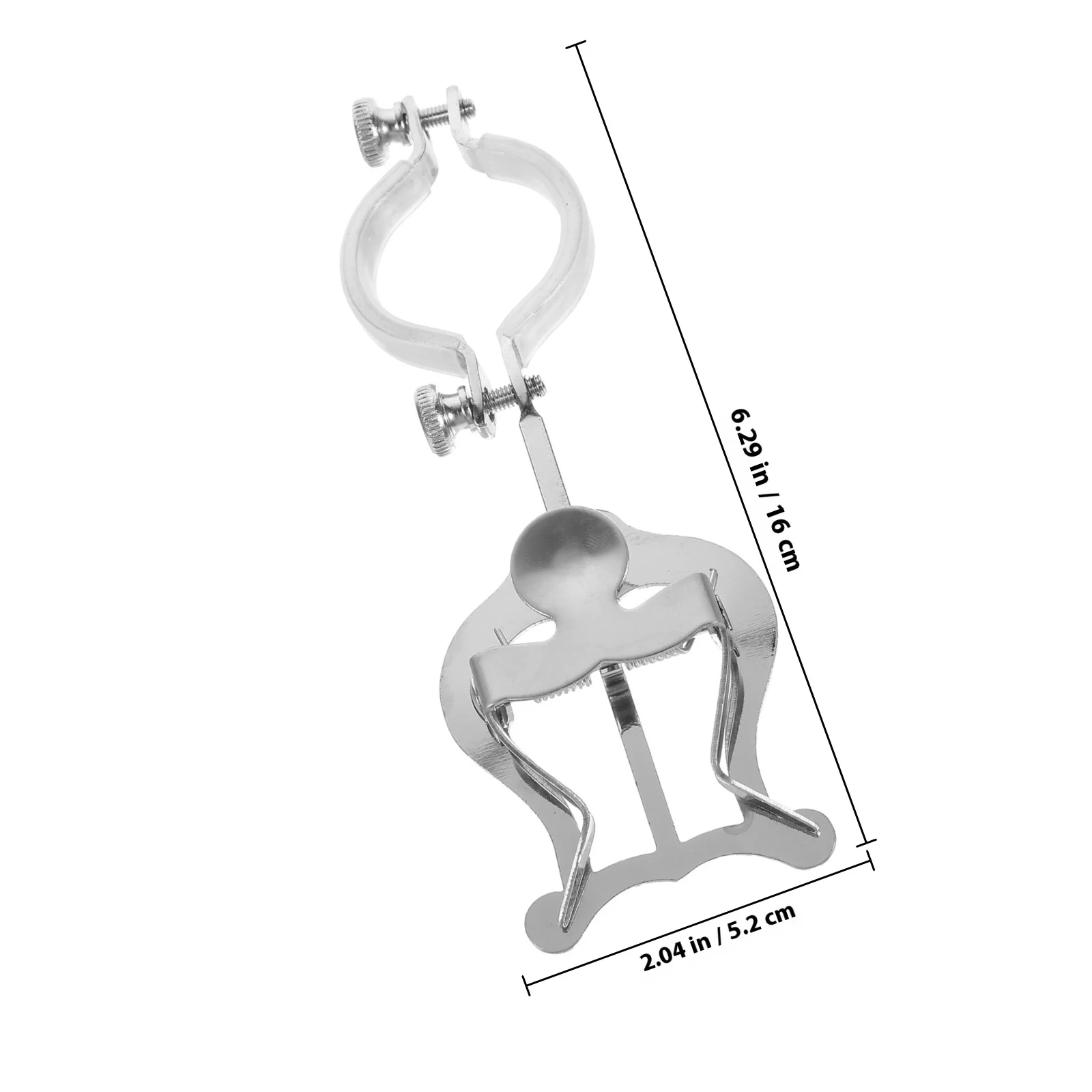Supporto per clip per spartiti a lira per clarinetto in metallo Clip per morsetto per spartiti per strumenti in metallo robusto e portatile per la lettura dei punteggi del clarinetto