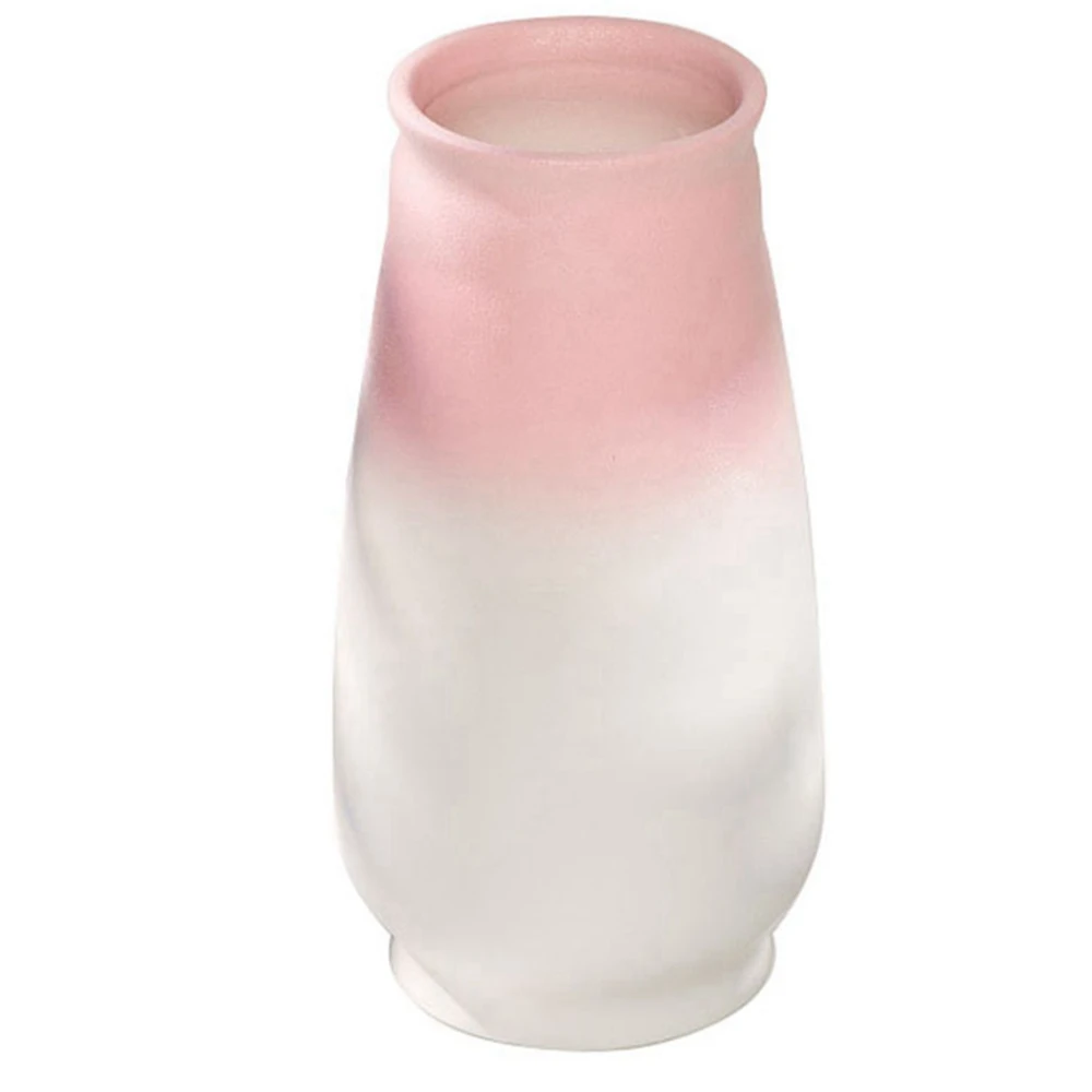 

Pink gradient Nordic ceramic dry flower vase water nourishing home decoration living room study bedroom flower arrangement decor