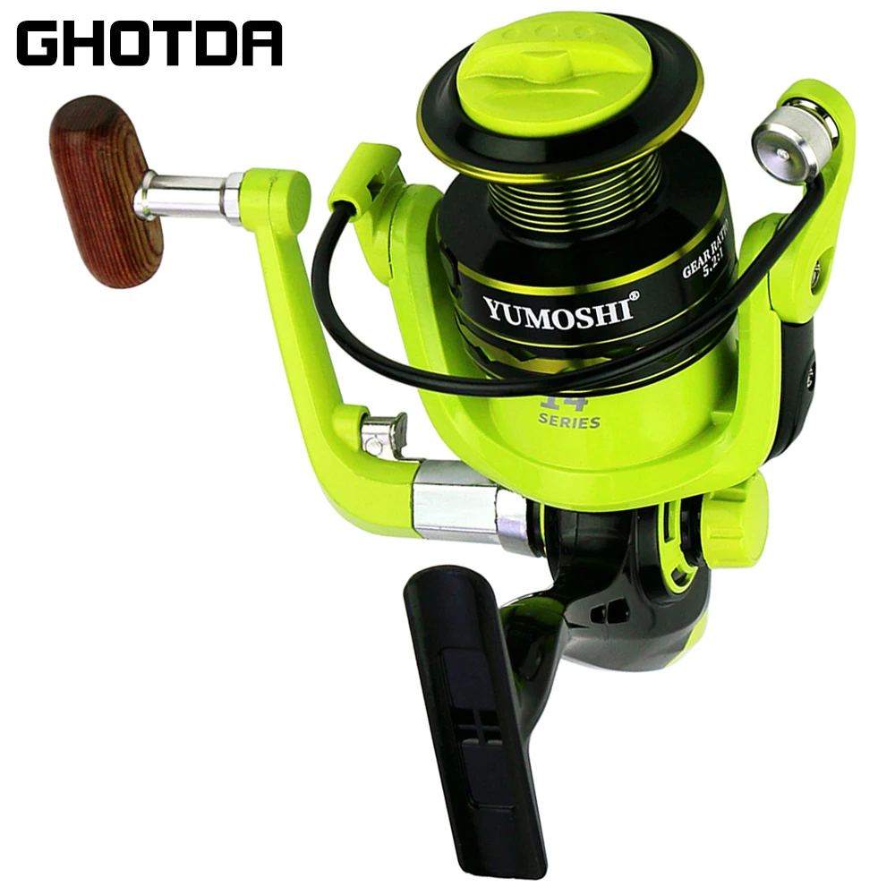 Ghotda Ultralichte Waterbestendigheid Vismolens Hoge Snelheid 5.2:1 Sterke Zoutwater Visserij-reel 2000-7000 Serie