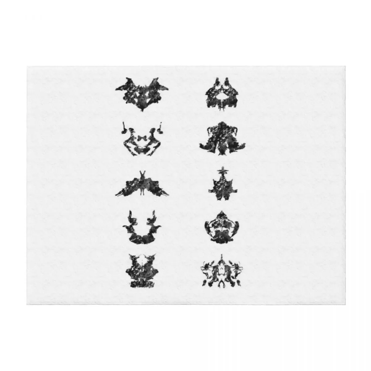 

Collection of Rorschach inkblot tests Throw Blanket cosplay anime valentine gift ideas Summer Single Blankets