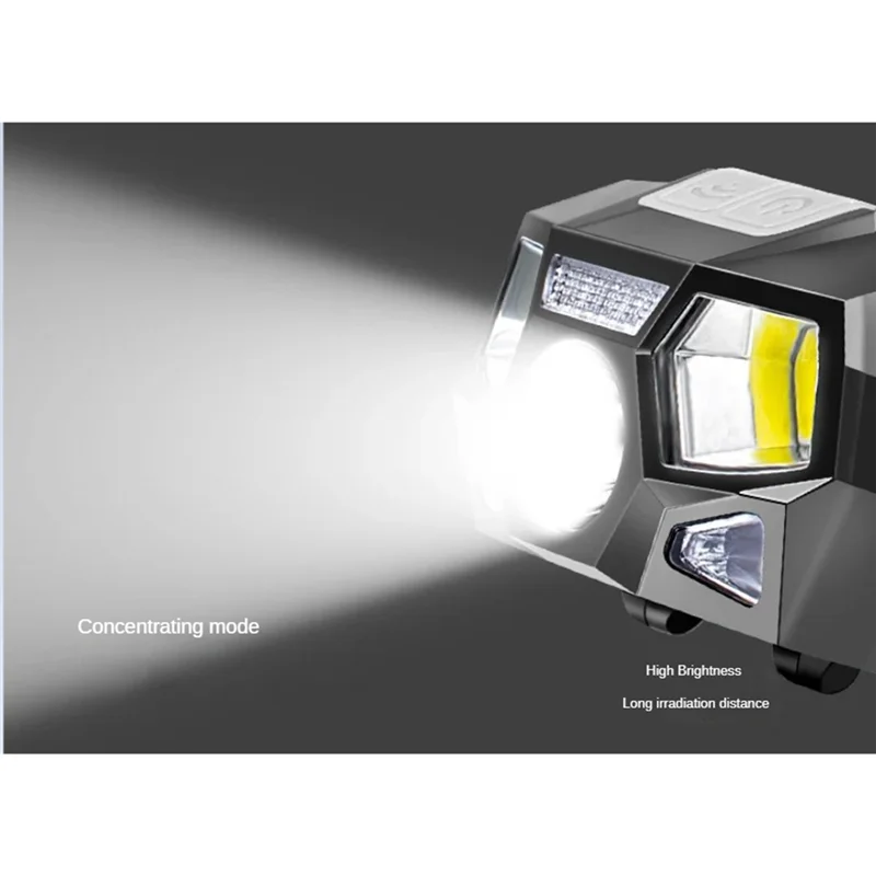 

【HOT】Helmet Rechargeable Head Light Lamp Powerful Led Rescue Head Light Lamp Led Sensor Head Light Lamp Multifunctional Light