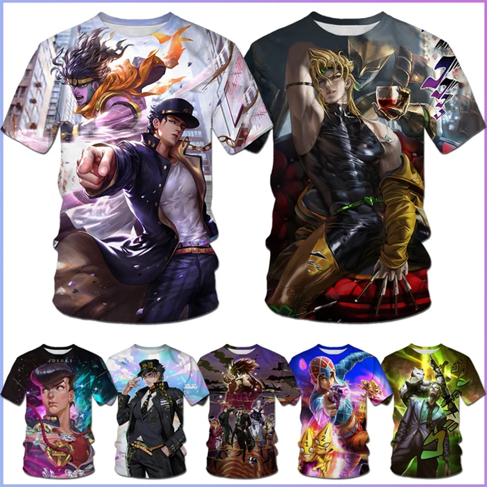 Summer fashion trend 3D printed Harajuku T-shirt neutral hip-hop casual cool and comfortable short sleeved top