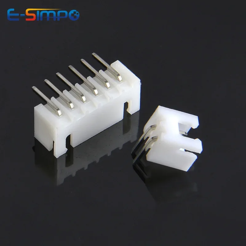

50PCS XH2.54 Right Angle Pin Header Connector 2P 3P 4P 5P 6P 2.54mm Pitch XH for PCB JST 90D Bend RA Pin Wafer