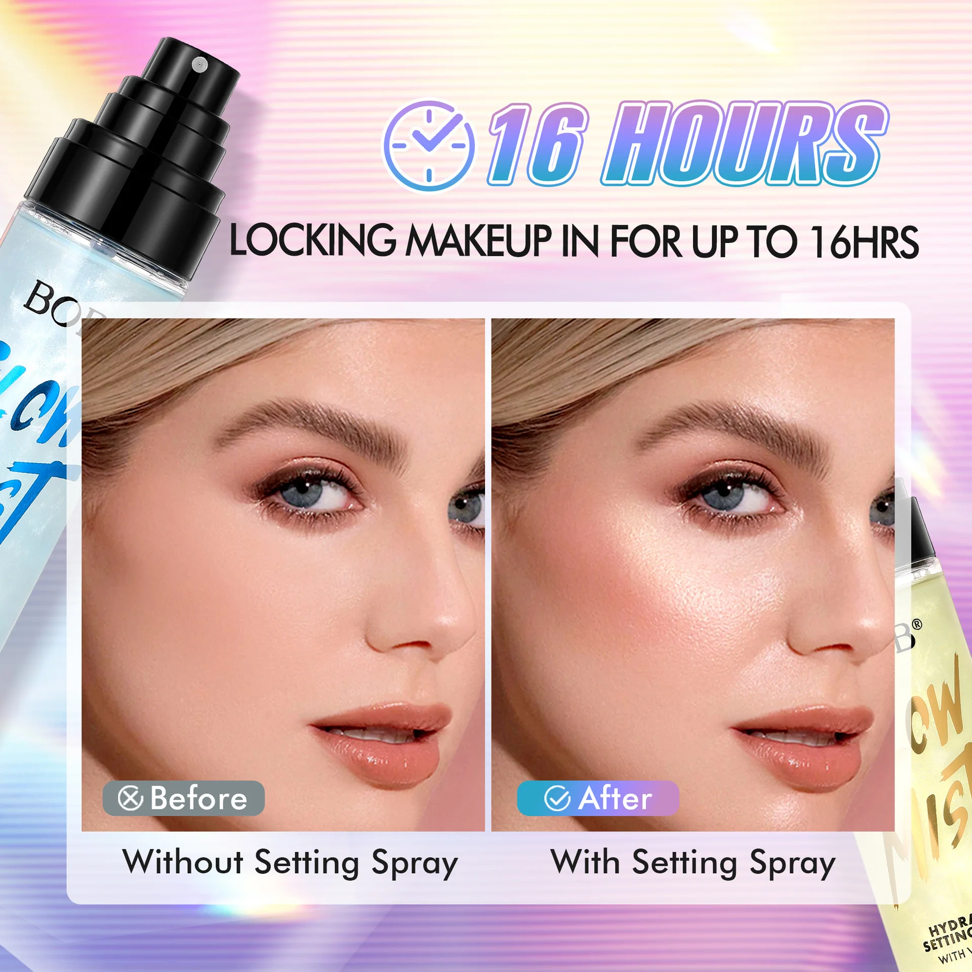 BOB Shimmer Setting Spray Hydr - Makeup Fixing Mist recension och pris