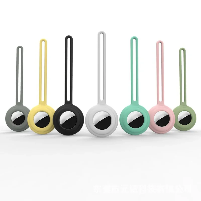 Анти-потерянный защитный чехол для GPS-трекера Apple Airtag с ремешком, защитный чехол, держатель для брелка, сумки, ключи для багажника