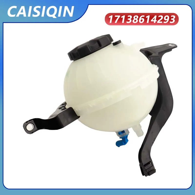 

1PCS 17138614293 Coolant Expansion Tank with Level Sensor 17137649733 17137619189 For BMW 528i F10 xDrive