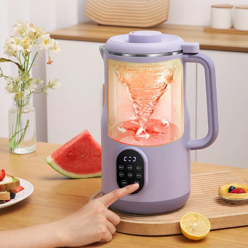 220V 2L Sojamelk Maker Rijstpap Functie BPA-vrij Multifunctionele Muurbreker Elektrische Juicer Geen Filter Gemakkelijk schoon te maken