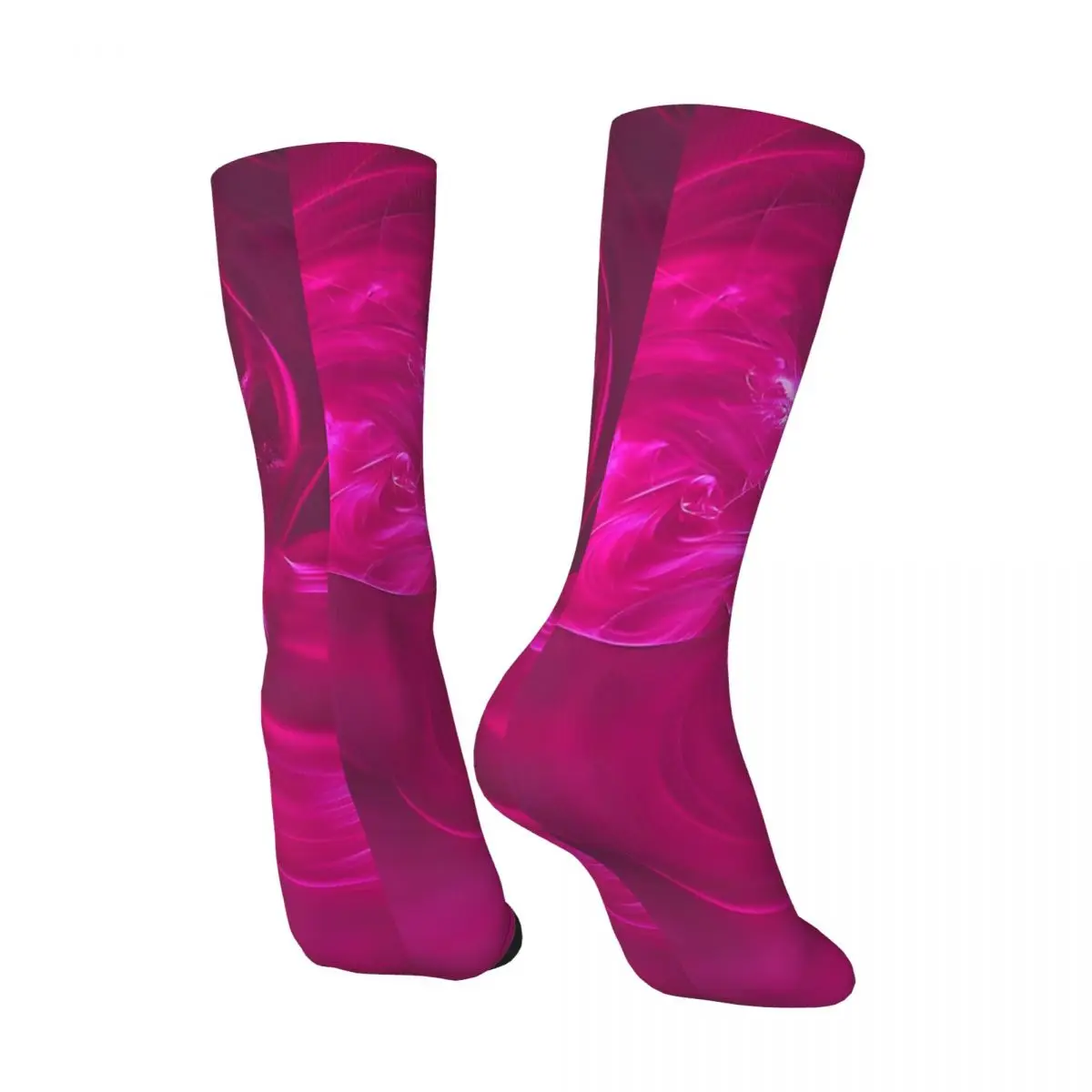 Magenta Motion Men's Socks Retro Harajuku Street Style Novelty Casual Crew Sock