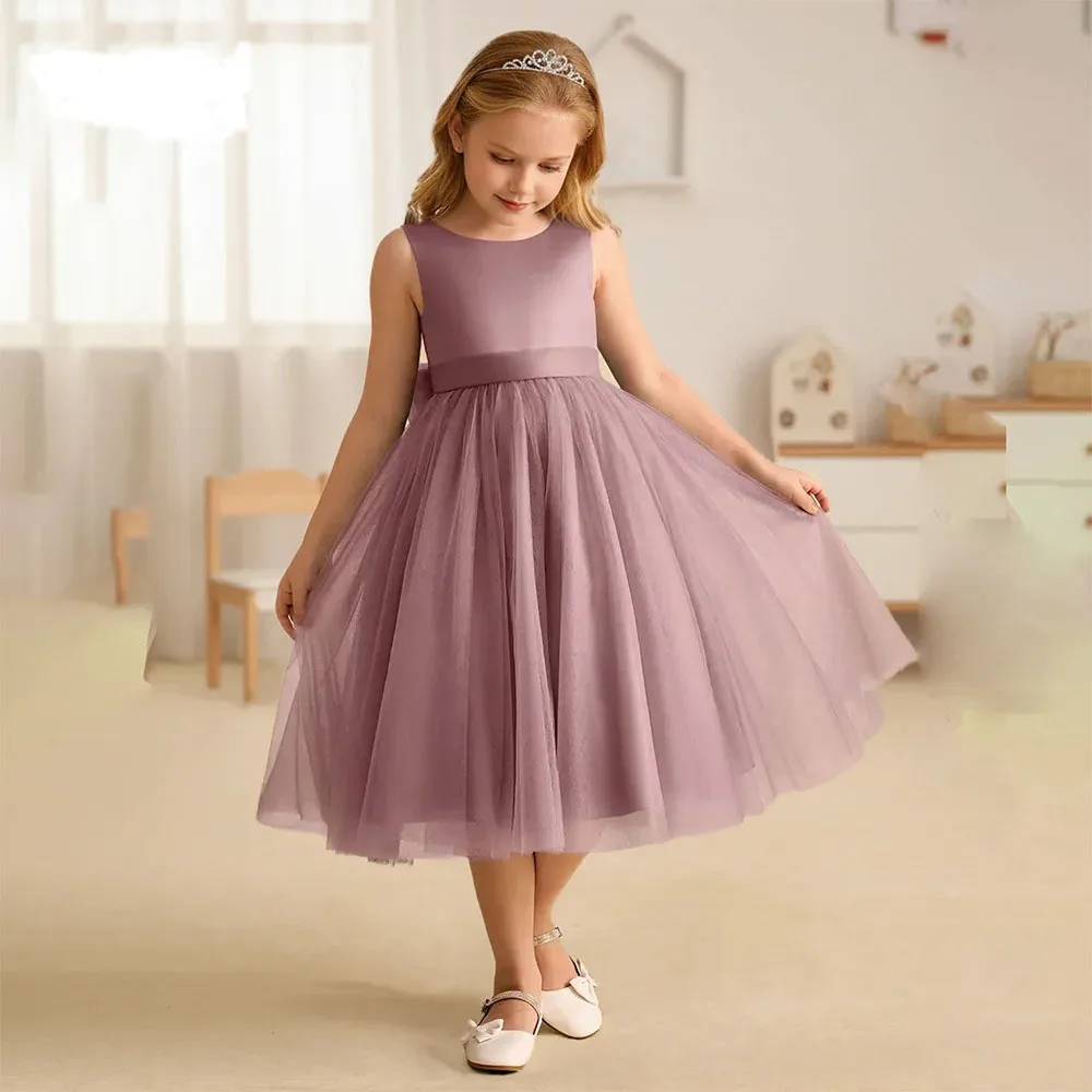 kydynqj-customized-sleeveless-tulle-a-line-midi-length-dress-big-bowknot-deep-v-back-flower-girl-dress-elegant-party-gown