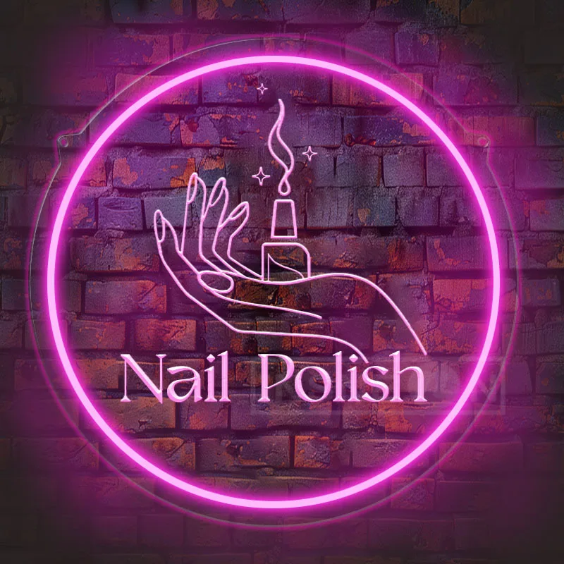Custom Neon Sign for Salons Multipurpose Wall Decor Hand Candle Design Barber Shops Beauty Salons Gift for Friends USB Powered
