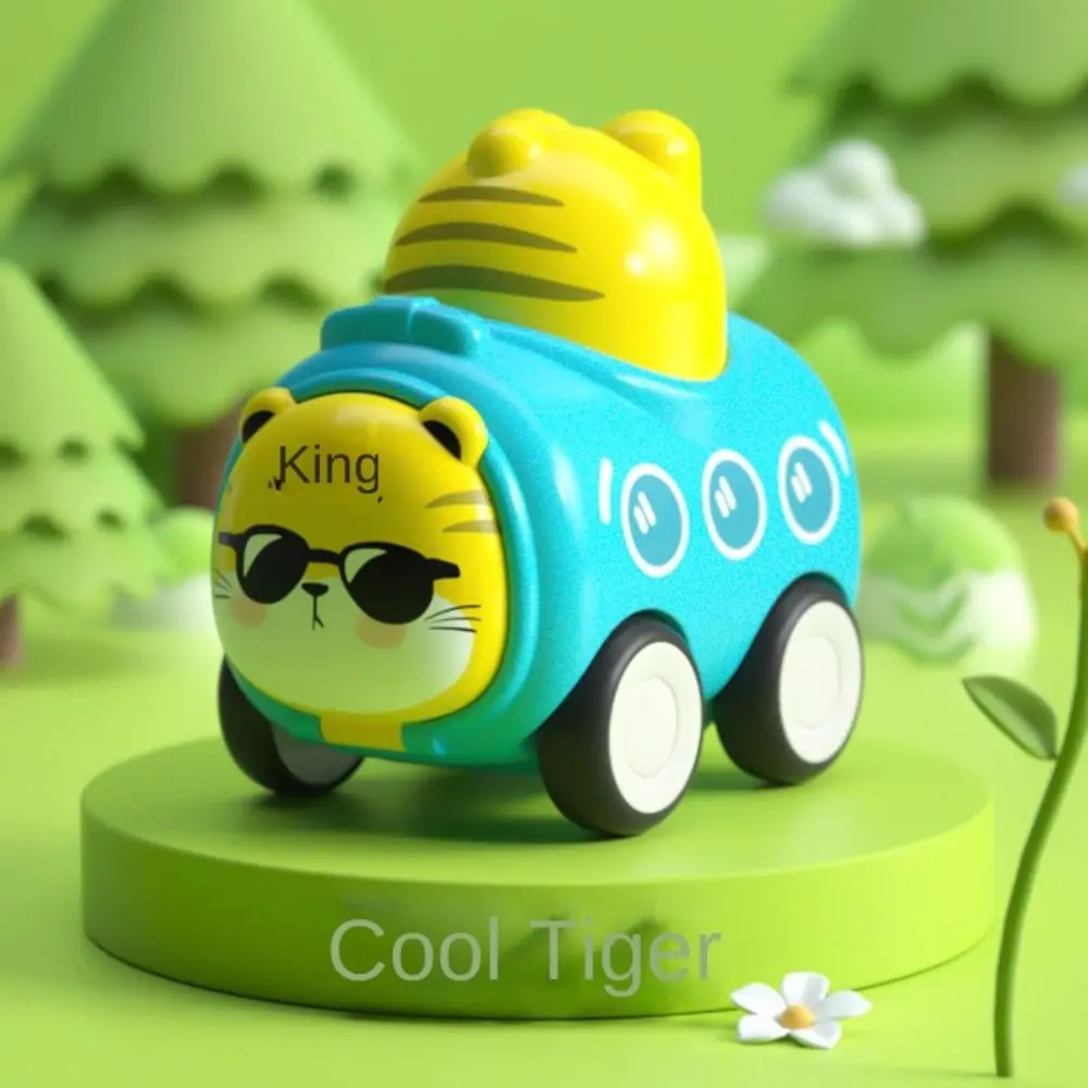 Ladder Truck Inertia Toy Car Cartoon Animal Tipper Truck Construction Trucks with Whistle Excavator