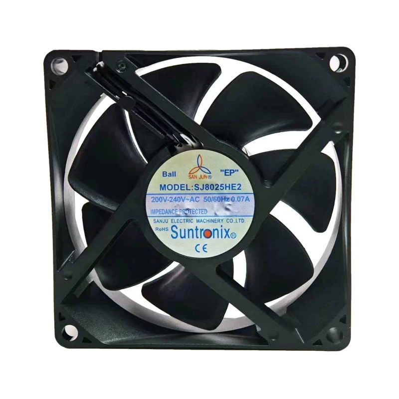 

HJY 1-piece Sanju SJ8025HE2 AC 220–240 V 0.07 A 8025 cooling fan 8cm