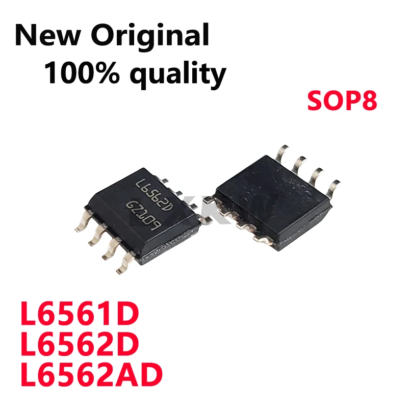 10/PCS New Original L6562DTR L6562D L6562A L6562AD L6561D L6561 SOP8 Liquid crystal power supply  In Stock