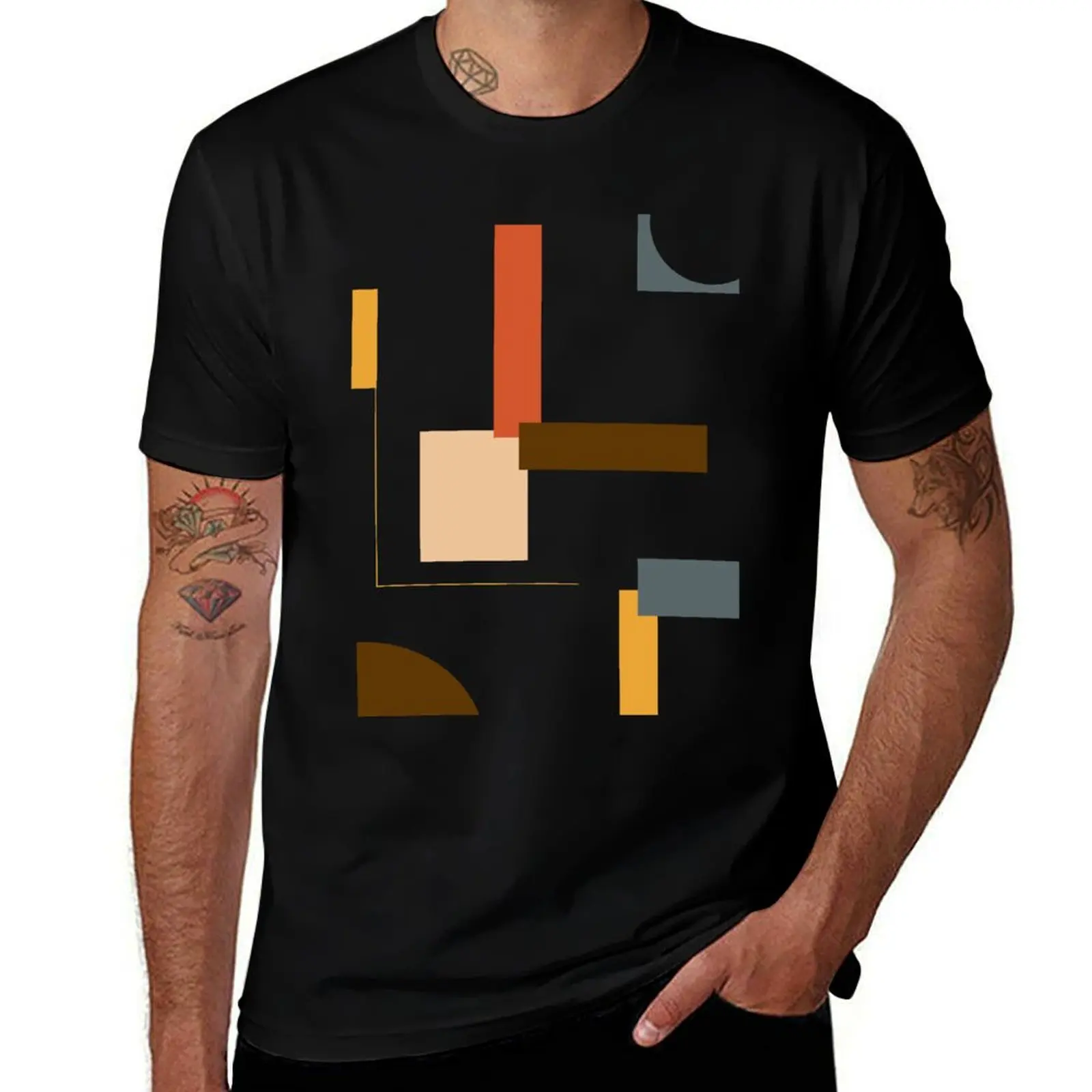 

Bauhaus 7 T-Shirt t shirt men 100% cotton luxury brand graphic t shirts for man T-Shirt