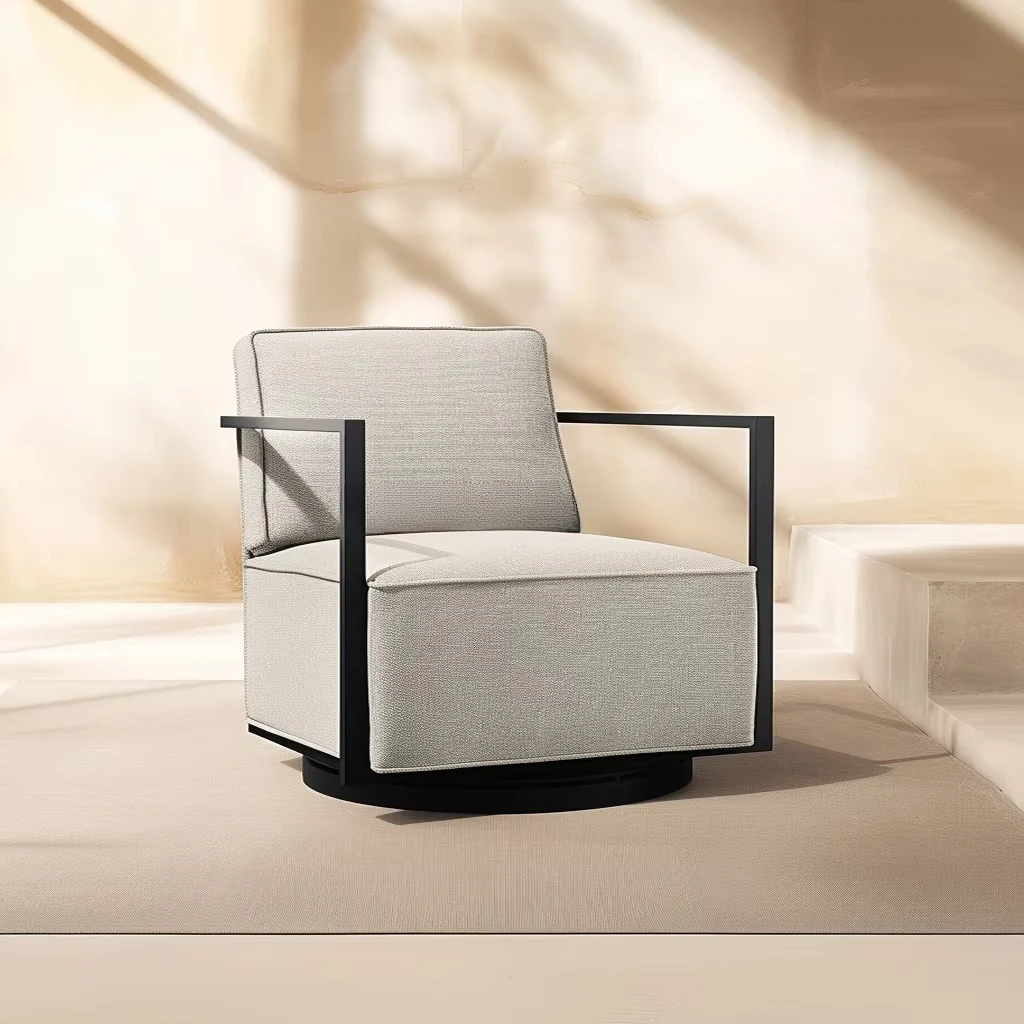 Modern aluminum eco-friendly and durable outdoor sofa set with cushion, waterproof