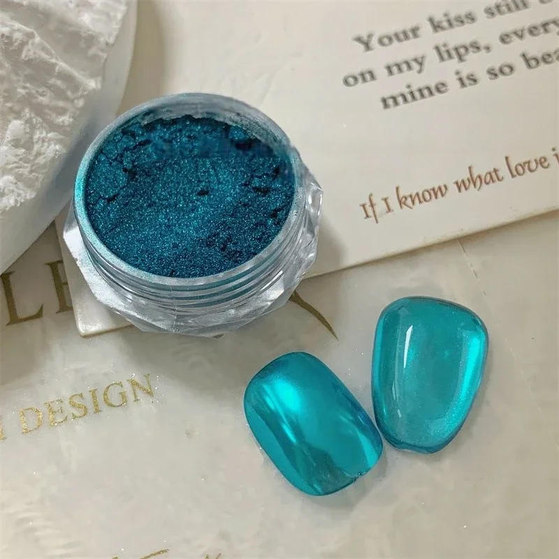 Manicure Super Flash Rich In Pigment Sparkling Mirror Effect Nails Shining Summer Nail Mirror Powder Metal Nail Art Tools