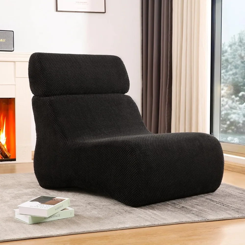

Sleeper Sofa Chair, Cloud Sofas for Living Room and Bedroom, Small Chaise Lounge for Small Space, Lazy Floor Sofa for Adult (1,