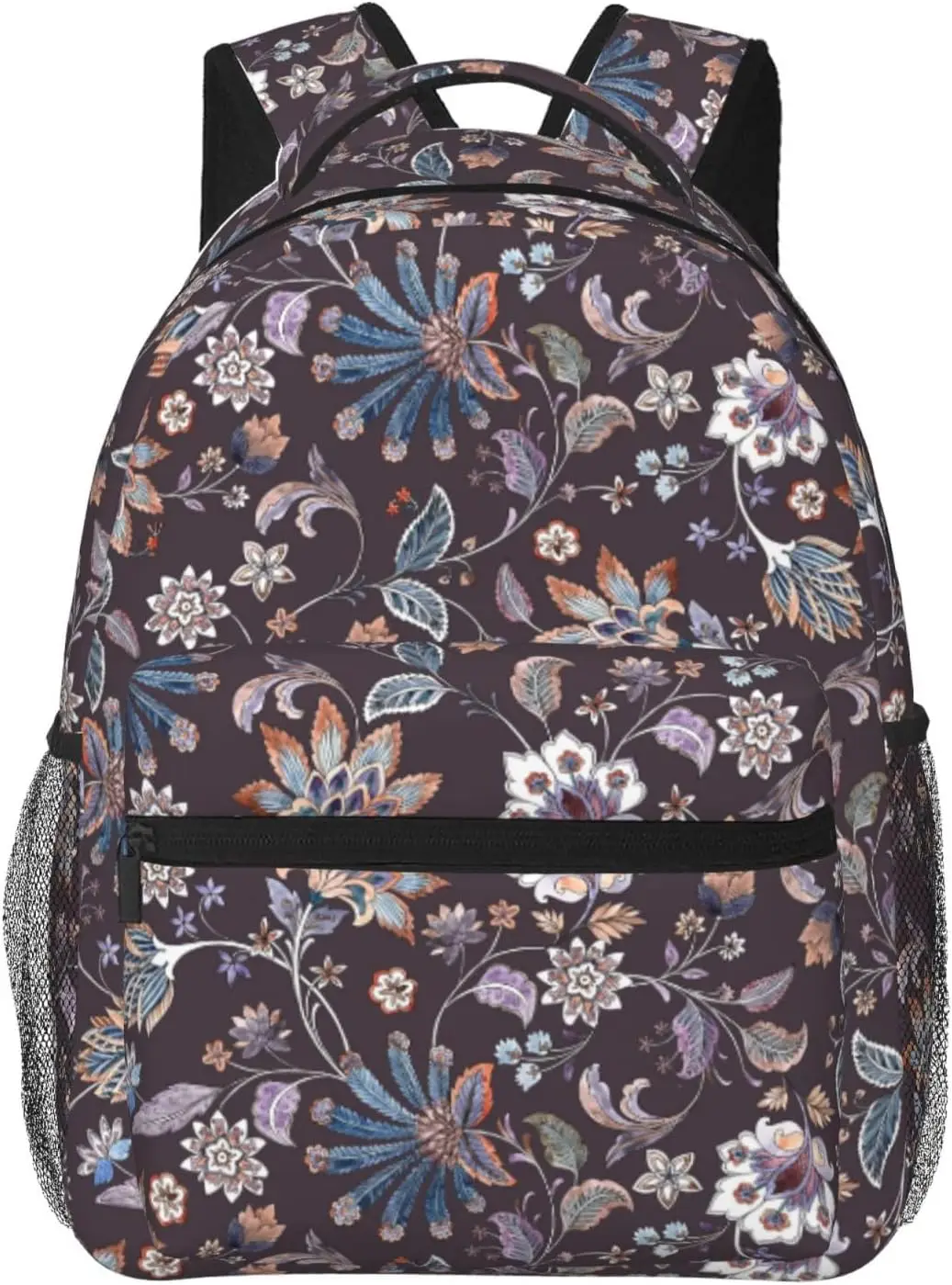 

Elegant Ethnic Flowers Lightweight Laptop Backpack for Women Men College Bookbag Casual Daypack Travel Bag